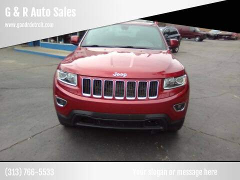 2014 Jeep Grand Cherokee for sale at G & R Auto Sales in Detroit MI