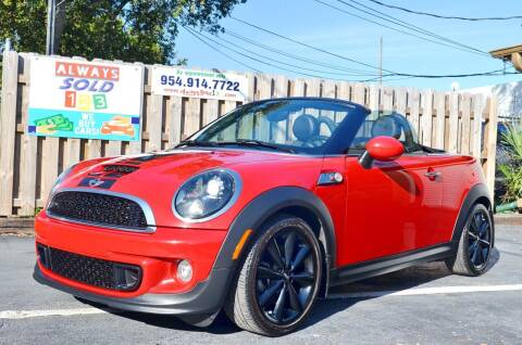 2015 MINI Roadster for sale at ALWAYSSOLD123 INC in Fort Lauderdale FL