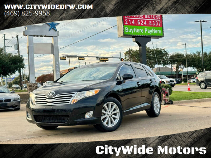 2012 Toyota Venza for sale at CityWide Motors in Garland TX