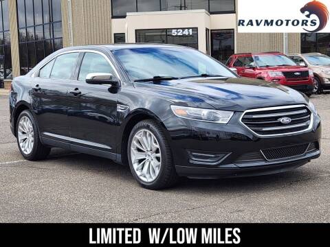 2018 Ford Taurus for sale at RAVMOTORS - CRYSTAL in Crystal MN
