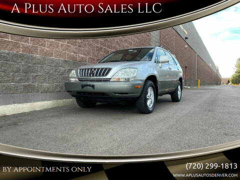 2002 Lexus RX 300 for sale at A Plus Auto Sales LLC in Denver CO
