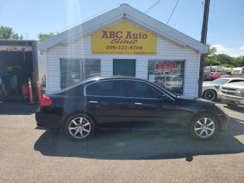2005 Infiniti G35 for sale at ABC AUTO CLINIC CHUBBUCK in Chubbuck ID
