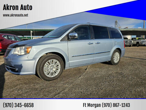 2013 Chrysler Town and Country for sale at Akron Auto - Fort Morgan in Fort Morgan CO