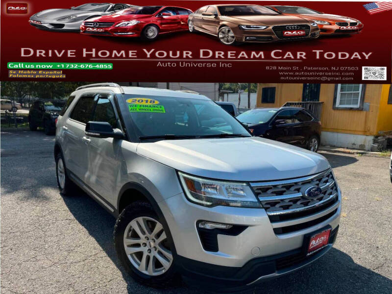 2018 Ford Explorer for sale at Auto Universe Inc in Paterson NJ