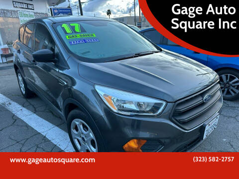 2017 Ford Escape for sale at Gage Auto Square Inc in Los Angeles CA