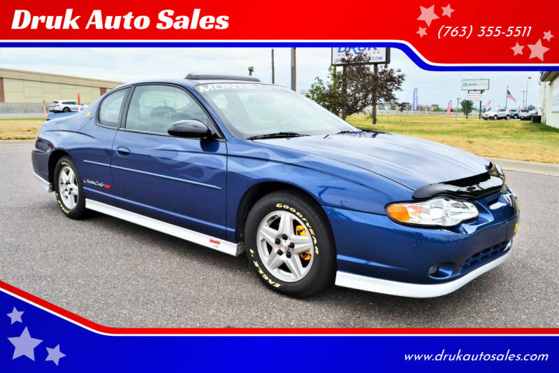 2003 Chevrolet Monte Carlo for sale at Druk Auto Sales in Ramsey MN