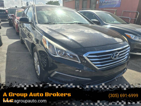 2017 Hyundai Sonata for sale at A Group Auto Brokers LLc in Opa-Locka FL