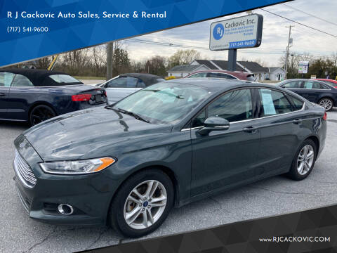 2015 Ford Fusion for sale at R J Cackovic Auto Sales, Service & Rental in Harrisburg PA