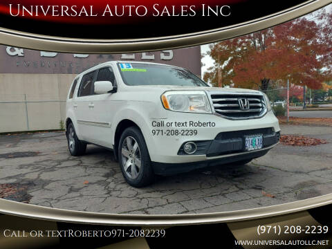 2013 Honda Pilot for sale at Universal Auto Sales in Salem OR