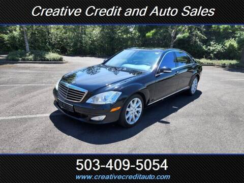 2007 Mercedes-Benz S-Class for sale at Creative Credit & Auto Sales in Salem OR