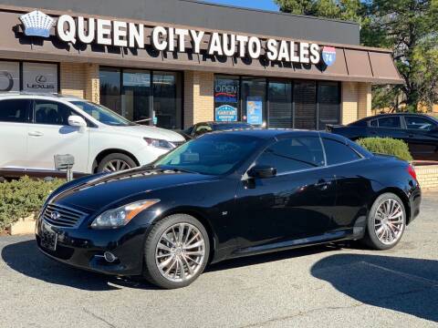 2014 Infiniti Q60 Convertible for sale at Queen City Auto Sales in Charlotte NC