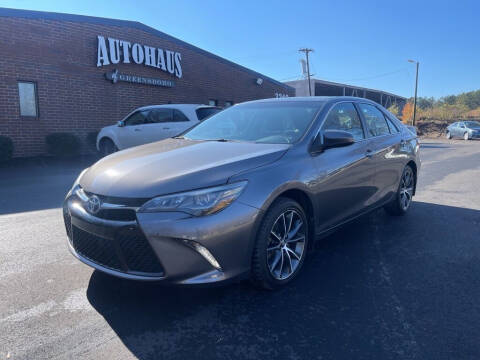 2015 Toyota Camry for sale at Autohaus of Greensboro in Greensboro NC