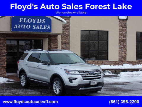 2018 Ford Explorer for sale at Floyd's Auto Sales Forest Lake in Forest Lake MN