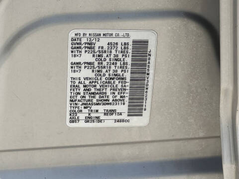 2013 Nissan Rogue S