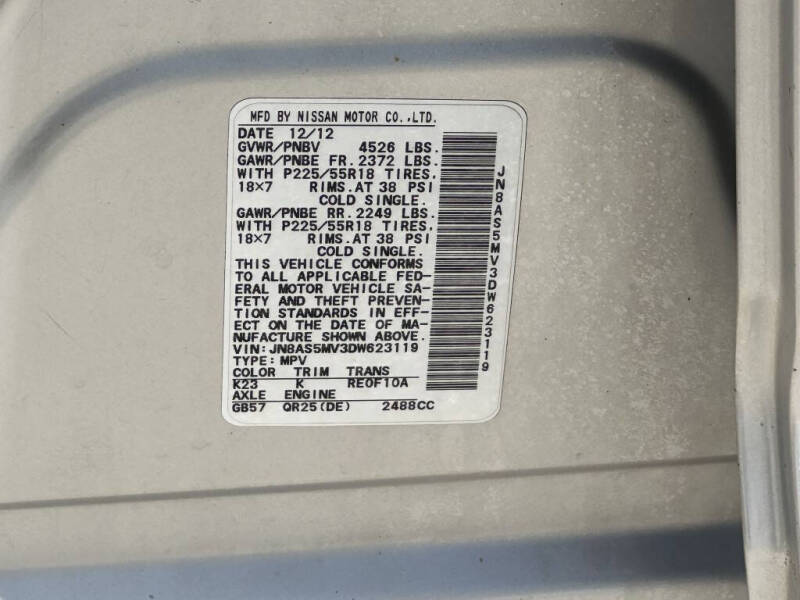 2013 Nissan Rogue S