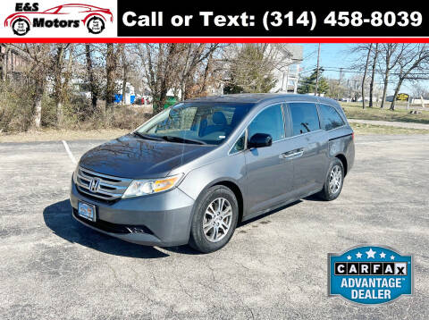2012 Honda Odyssey for sale at E & S MOTORS in Imperial MO