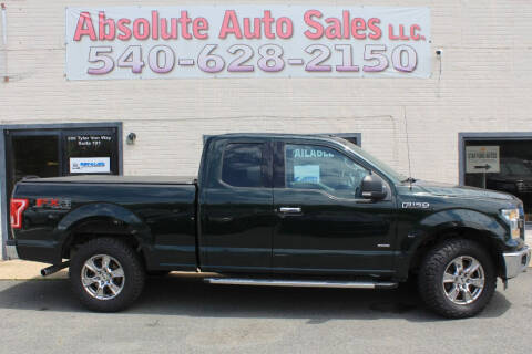 2016 Ford F-150 for sale at Absolute Auto Sales in Fredericksburg VA