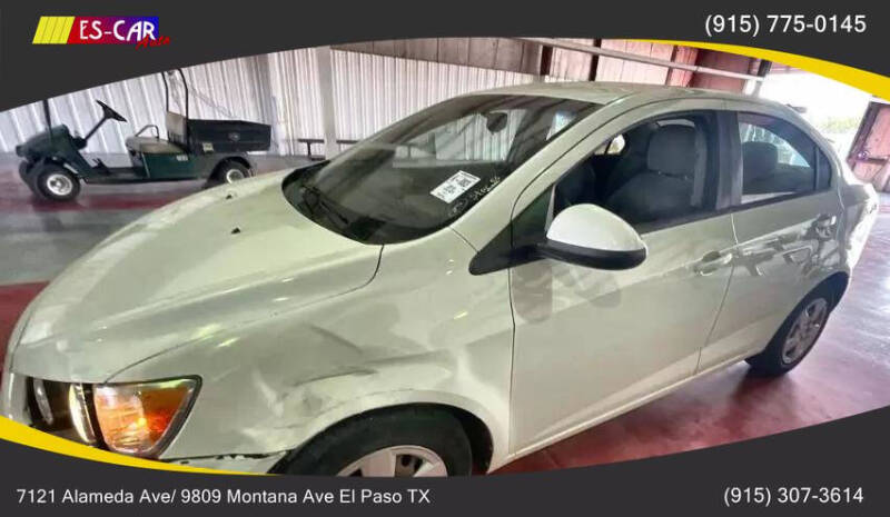 2015 Chevrolet Sonic for sale at Escar Auto in El Paso TX