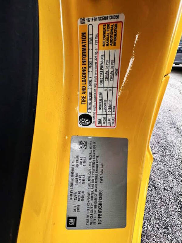 2017 Chevrolet Camaro LT