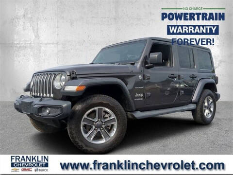 2019 Jeep Wrangler Unlimited for sale at FRANKLIN CHEVROLET CADILLAC in Statesboro GA