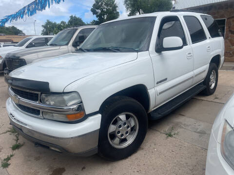2001 Chevrolet Tahoe for sale at PYRAMID MOTORS AUTO SALES in Florence CO