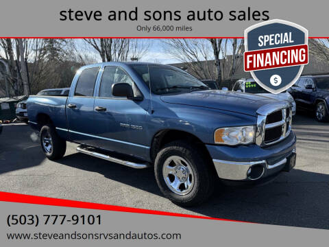 2005 Dodge Ram 1500 for sale at steve and sons auto sales in Happy Valley OR