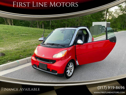 2009 Smart fortwo for sale at First Line Motors in Brownsburg IN