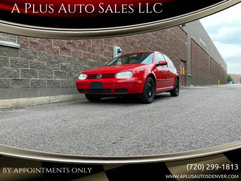 2003 Volkswagen Golf for sale at A Plus Auto Sales LLC in Denver CO