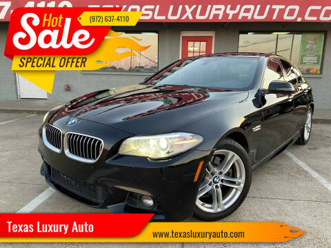 2014 BMW 5 Series for sale at Texas Luxury Auto in Cedar Hill TX