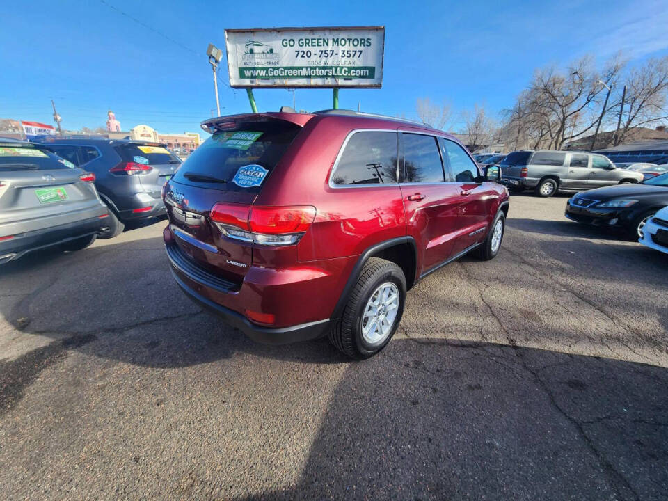 2018 Jeep Grand Cherokee for sale at GO GREEN MOTORS in Lakewood, CO