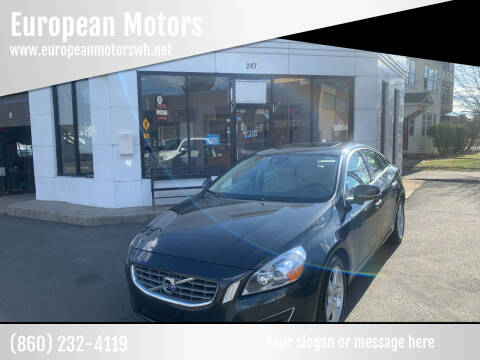 2013 Volvo S60 for sale at European Motors in West Hartford CT