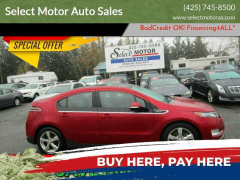 2012 Chevrolet Volt for sale at Select Motor Auto Sales in Lynnwood WA