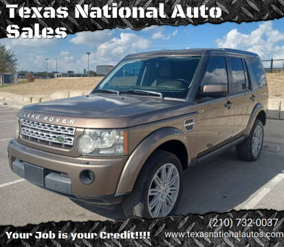 2010 Land Rover LR4 for sale at Texas National Auto Sales in San Antonio TX