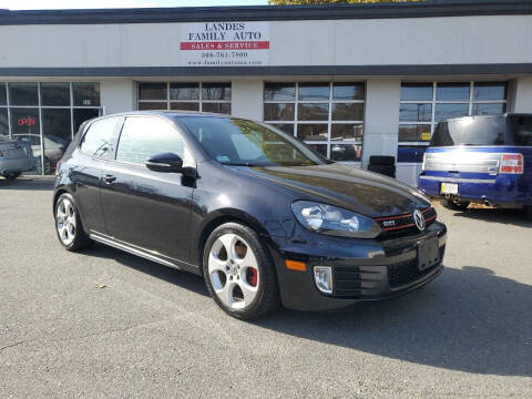 2010 Volkswagen GTI for sale at Landes Family Auto Sales in Attleboro MA