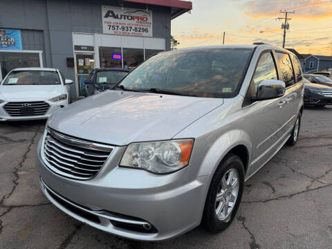 2012 Chrysler Town and Country for sale at AutoPro Virginia LLC in Virginia Beach VA