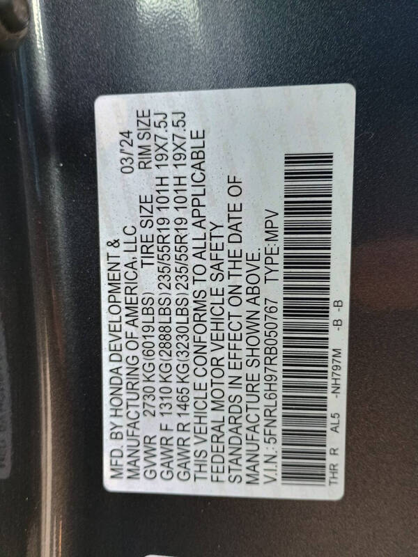 2024 Honda Odyssey Elite