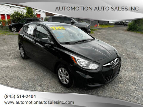 2012 Hyundai Accent for sale at Automotion Auto Sales Inc in Kingston NY