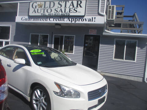 2010 Nissan Maxima for sale at Gold Star Auto Sales in Johnston RI