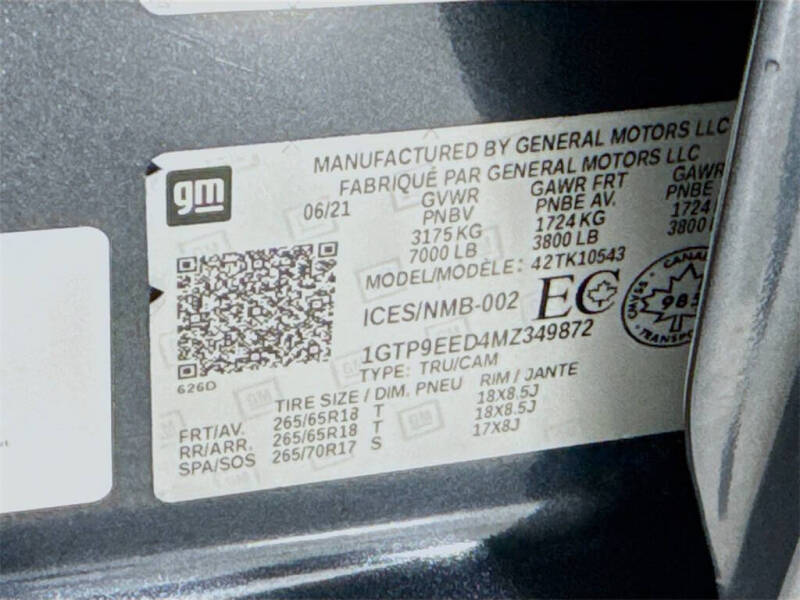 2021 GMC Sierra 1500 AT4