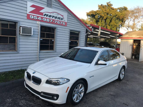 2015 BMW 5 Series for sale at Z Motors in North Lauderdale FL