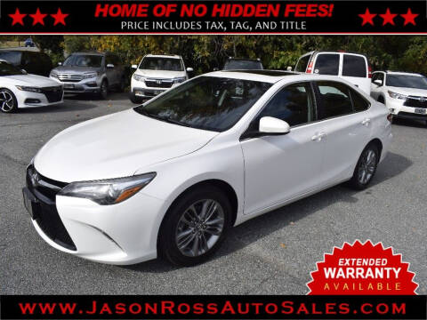 2016 Toyota Camry for sale at Jason Ross Auto Sales in Burlington NC
