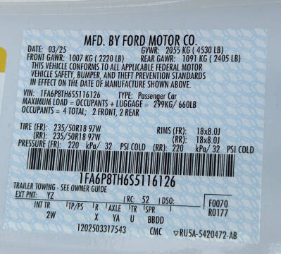 2025 Ford Mustang EcoBoost