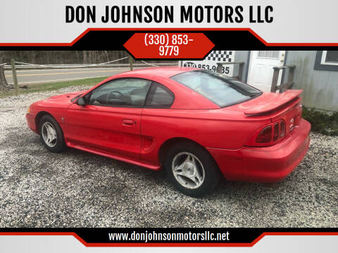1998 Ford Mustang for sale at DON JOHNSON MOTORS LLC in Lisbon OH