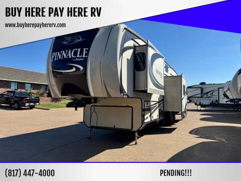 2017 Jayco Pinnacle 37MDQS for sale at BUY HERE PAY HERE RV in Burleson TX