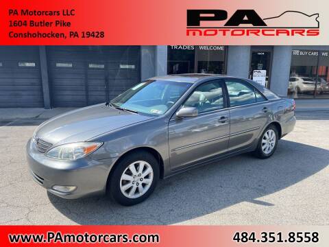 2003 Toyota Camry for sale at PA Motorcars in Conshohocken PA