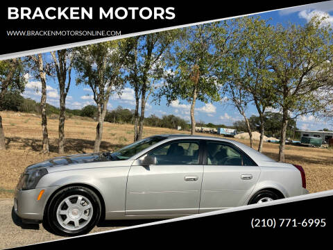 2004 Cadillac CTS for sale at BRACKEN MOTORS in San Antonio TX