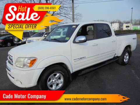 2006 Toyota Tundra for sale at Cade Motor Company in Lawrenceville NJ