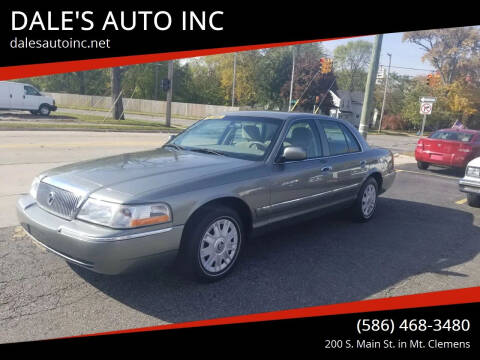 2004 Mercury Grand Marquis for sale at DALE'S AUTO INC in Mount Clemens MI