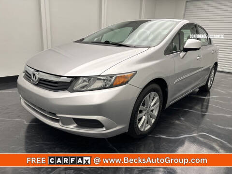 2012 Honda Civic for sale at Becks Auto Group in Mason OH