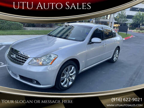 2006 Infiniti M35 for sale at UTU Auto Sales in Sacramento CA